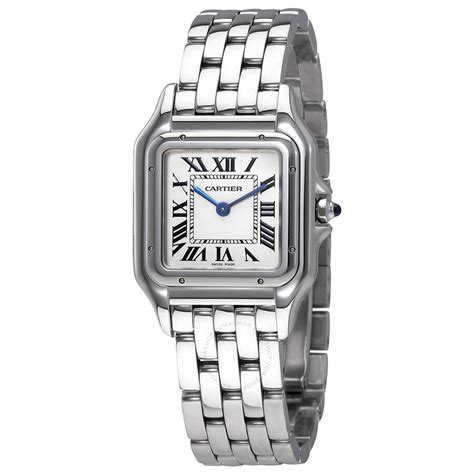 cartier silver watch womens|cheapest cartier watch women.